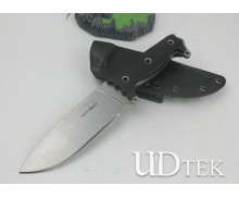 Stone-washed version BASTA Combat Knife Fighting Knife with D2 Blade + G10 Handle UDTEK01299 